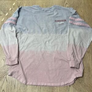Universal Studios Womens Size Large Tie Dye Long Sleeve‎ Spirit Jersey Shirt